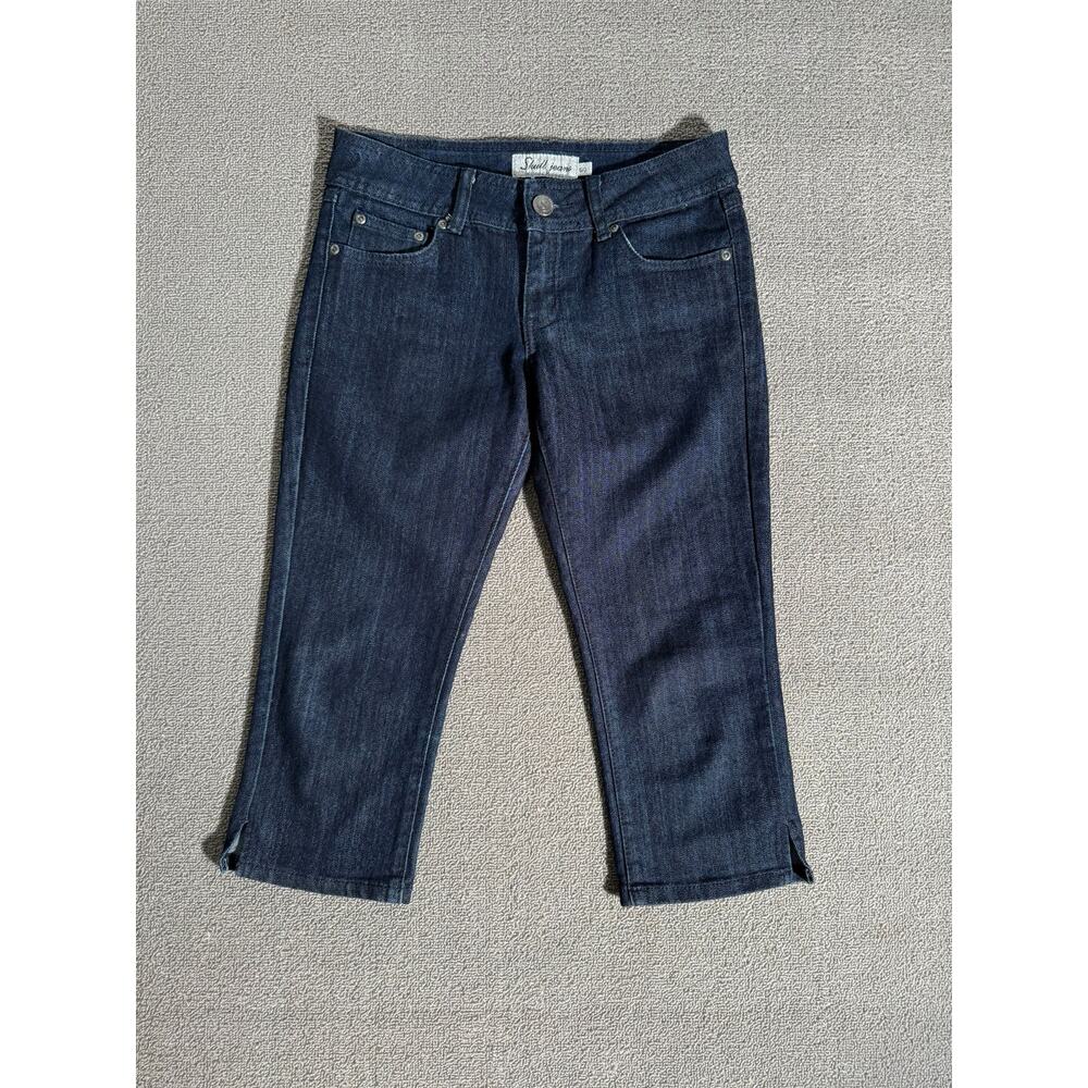 Skull Jeans Women's Dark Wash Cropped Denim‎ Pants Size 5/6